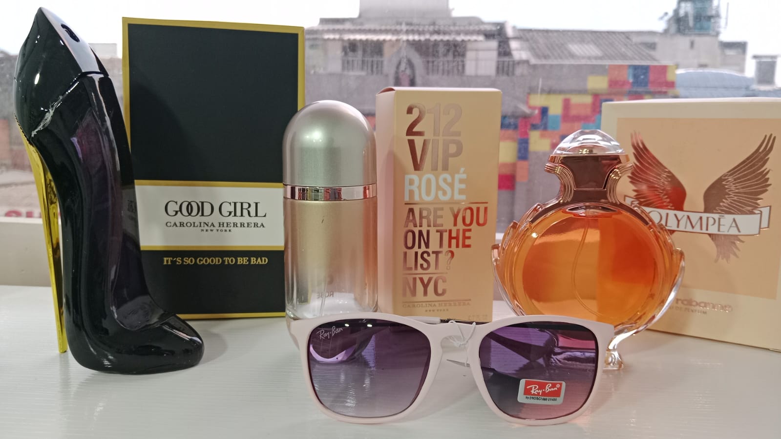 KIT PERFUMES AA X3 + GAFAS RAYBAN